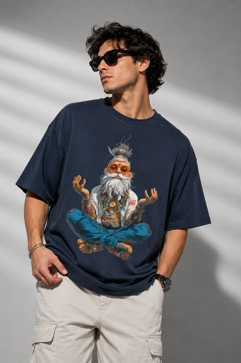 Zen Rebel Oversized Graphic T-Shirt