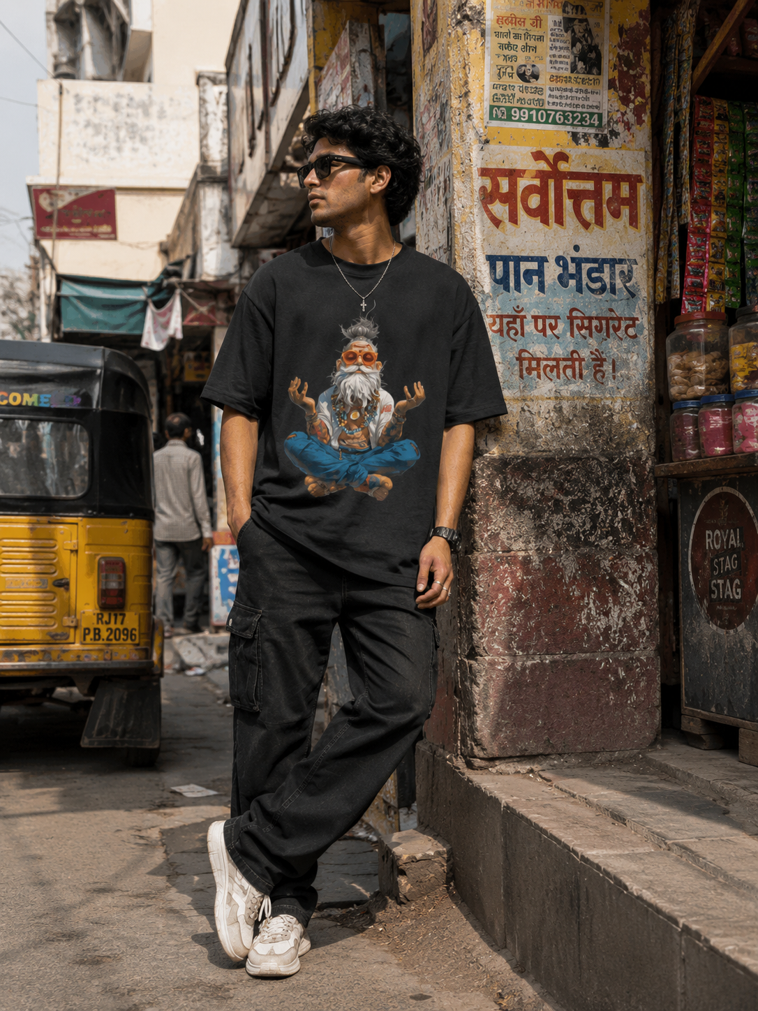 Zen Rebel Oversized Graphic T-Shirt