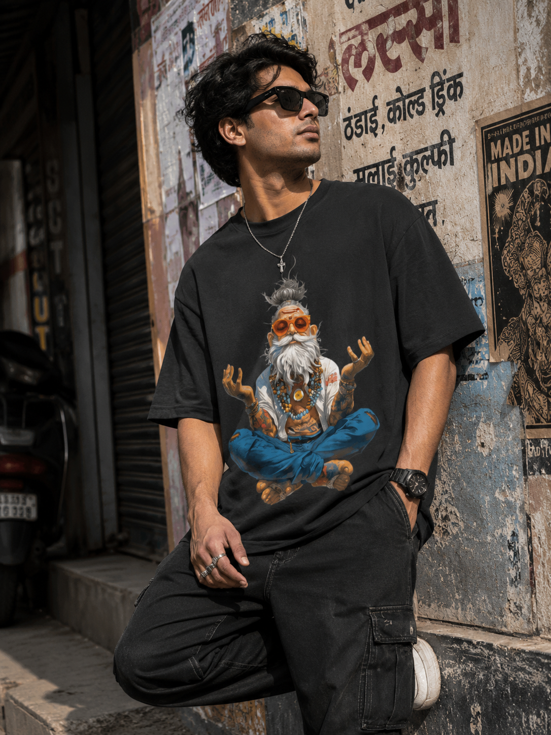 Zen Rebel Oversized Graphic T-Shirt