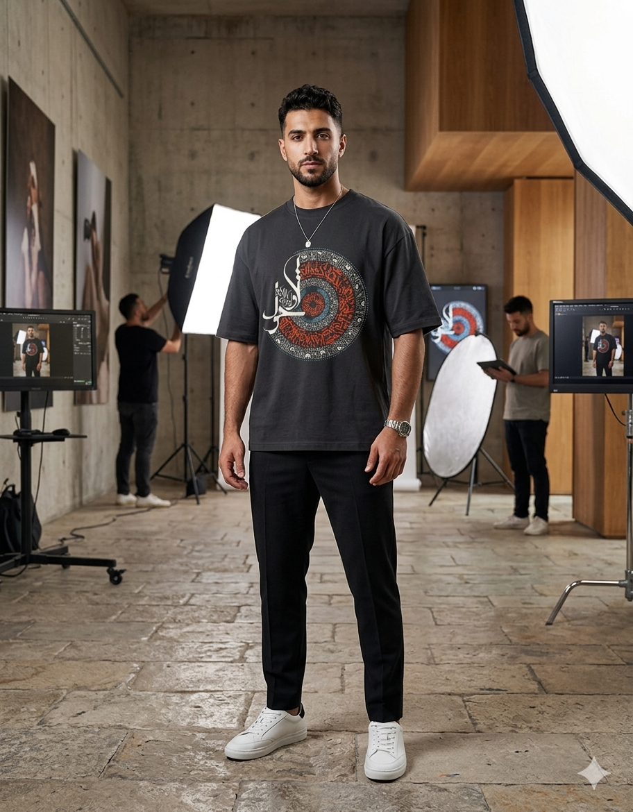 Noor-e-Ali – Sacred Arabic Calligraphy Spiral