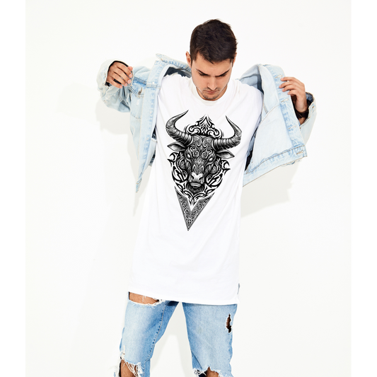 Rogue Horn – Tribal Bull Graphic Tee